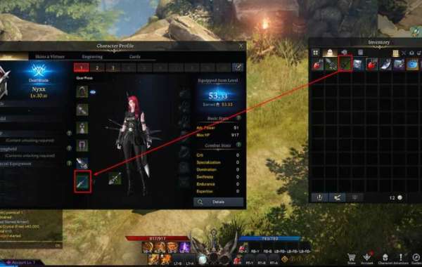 How Do I Equip Equipment and Repair Items in Lost Ark?